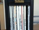 BEATLES COLLECTION - 14 VINYL ALBUM LPS IN A WOODEN ROLL TOP BOX - INCLUDES BOOK