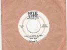 Willie Wade When Push Comes to Shove Rare Nite Life Northern Soul Promo 45