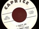 BIG BUDDY LUCAS. I CAN'T GO / SO HAPPY. 45. POPCORN / R&B ROCKER. HOT  HEAR