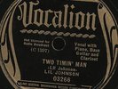78 RPM RARE HOT BLUES VOCAL BY LIL JOHNSON ON VACALION 03266  MUST SEE/ EE-