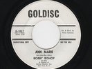 '61 White Doowop/Teen BOBBY BISHOP/Grp Ann Marie/Santa Claus GOLDISC M- HEAR NOW