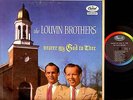 THE LOUVIN BROTHERS Nearer My God To Thee ORIGINAL CAPITOL LP clean