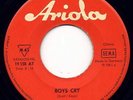 TOMMY SCOTT boys cry / I can only give you everything ARIOLA RECORDS Germany