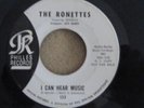 SOUL 45 THE RONETTES  - I CAN HEAR MUSIC -  PHILLIES DJ - VG+