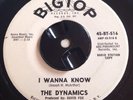 Northern Soul R&B WLP 45 THE DYNAMICS I Wanna Know VG++ BIG TOP PROMO
