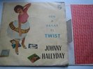 JOHNNY HALLYDAY - VEN A BAILAR.. RARE ESPAGNE EP 1962 BLUE LETTERS ON COVER