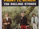 ROLLING STONES: Paint It, Black / Stupid Girl 45 (M- PS) rare Rock & Pop