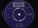 SMALL FACES: Patterns / E Too D 45 (UK, centre intact, textured label disc clos