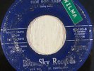 Rocky Davis & The Sky Rockets 45 BLUE SKY Hot Rod Baby RARE ROCKABILLY LISTEN