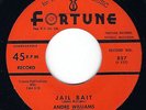 ANDRE WILLIAMS - JAIL BAIT / MY TEARS - FORTUNE 45RPM (1957)
