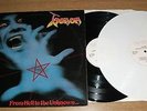 VENOM - From Hell 2x LP WHITE VINYL RAREST press ======DIFERENT of 7 45 12 promo