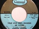 * JOHNSON HAWKINS TATUM & DURR Your Love Keeps Drawing Me SOUL Capsoul 45 Hear