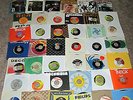 Box of 50 Vinyl 45s;Beatles;Stones;Elvis;Promos;Import;Animals;Doors;Zeppelin+++