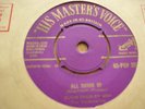 ELVIS PRESLEY-ALL SHOOK UP-ORIGINAL UK GOLD HMV RECORDS-45-NICE COPY