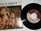 The Doors Break On Through 45 Single 1967 1st Pressing Pink Label Rare w/sleeve