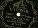 Bobby Leecan Robert Cooksey Black Cat Bone Blues, Victor 20251 78 rpm