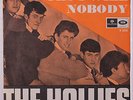 HOLLIES: Yes I Will /  Nobody 45 (Sweden, PS, centre intact) rare Rock & Pop