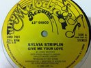 SYLVIA STRIPLIN - give me your love b/w you cant turn me away - MELODIC VG++//
