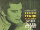 SANREMO-67 LUIGI TENCO sings CIAO AMORE CIAO in spanish 7+PS SPAIN 67