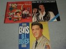 ELVIS PRESLEY-CHRISTMAS ALBUM RCA VICTOR LOC 1035 LP+IN CONCERT+GI BLUES- SET(3)