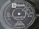 THE TEMPTATIONS My Girl  RARE UK  Stateside 45 SS 378  EX  1964