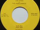LEE SYKES and HIGHLANDERS: LOCK JAW rare OHIO FUNK 45 the lemon drop HEAR