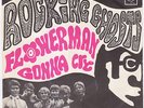 ROCKING GHOSTS Flowerman SUPERB RARE danish psych 45 mod UNCOMPED Fading Yellow