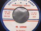 The Chordettes Single Mr. Sandman US Army Recruiting Service 1957 or 1958 45 7