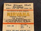 NIRVANA rare UK 1992 TICKET STUBB / KINGS HALL BELFAST / GRUNGE 
