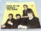 The Beatles Yes It Is/Ticket to Ride Capitol 5407 US 1965 NM NM PS Vinyl 45