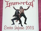IMMORTAL - EASTER INFERNO 2003 - 8tr LP -BLACK VINYL -  LIVE