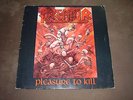 KREATOR - PLEASURE TO KILL LP - Orig.1st press - NOISE 1986 - sodom protector