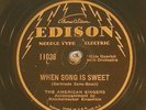 The American Singers (with orchestra), Edison 11036, EE+