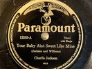 CHARLIE JACKSON PARAMOUNT Your Baby Aint Sweet Like Mine/ Bad Luck Woman Blues