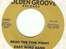 EAST WIND BAND: Read The Fine Print 45 modern soul funk hear