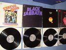 4 x UK VERTIGO SWIRL LPs - BLACK SABBATH (MASTER + PARANOID)+NUCLEUS+STATUS QUO