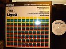 LIGETI studio reihe neuer musik WERGO LP NM/NM Shrink, 1971 KAMMERKONZERT more