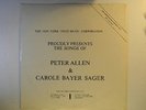Songs of Peter Allen & Carole Bayer-Sager (-sealed- Lp)   NYT Music Corp. M