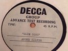 ANDEE SILVER - ACETATO / LACCA su DECCA - BLUE SONG / DREAMS - RARO