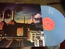 Pink Floyd Animals blue splash vinyl LP import reissue Waters Gilmour EX+ SCARCE