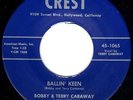 ROCKABILLY - BOBBY & TERRY CARAWAY - BALLIN' KEEN - RARE DELETED 1974 REPRO