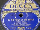 78rpm DONALD PEERS by the river of roses / in a shady nook by a babbling brook