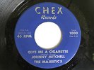 Doo Wop 45, Johnny Mitchell, Give Me a Cigarette, rarer B-side, 1st issue, M-