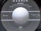 DOUG SAHM rare Texas rock+roll CRY b/w LITTLE ANGEL 45 T217 HEAR IT