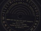 78 RPM RARE 1930s C&W CARTER FAMILY ON MONTGOMERY WARD 4544 MUST SEE / EE-