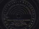 78 RPM RARE 1930s C&W CARTER FAMILY ON MONTGOMERY WARD 4497 MUST SEE / VG++VG+++