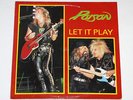 Poison 'Let it Play' Live in Sweden, 1990 LP Rare EX-/G+ / Jovi Guns Ratt Motley
