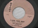 THE MIRACLES BAD GIRL/I LOVE YOUR (YOU) BABY Soul (Mint-) 45