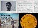 sonny ROLLINS WAY OUT WEST contemporary c3530 1957 1st press red print dg nm