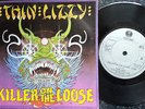 THIN LIZZY - RARE IRISH PRESS 45 - KILLER ON THE LOOSE - IRISH PRINTED PS 1980